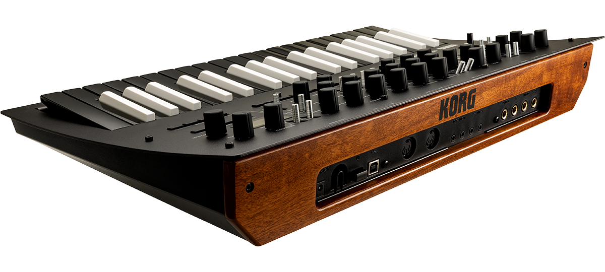 Korg minilogue xd analog synthesizer BW inverted open box