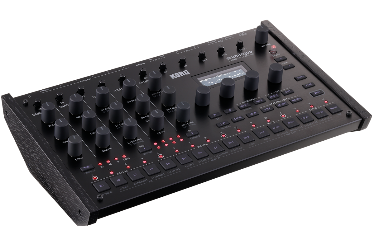 Korg Drumlogue Hybrid Drum Machine open box