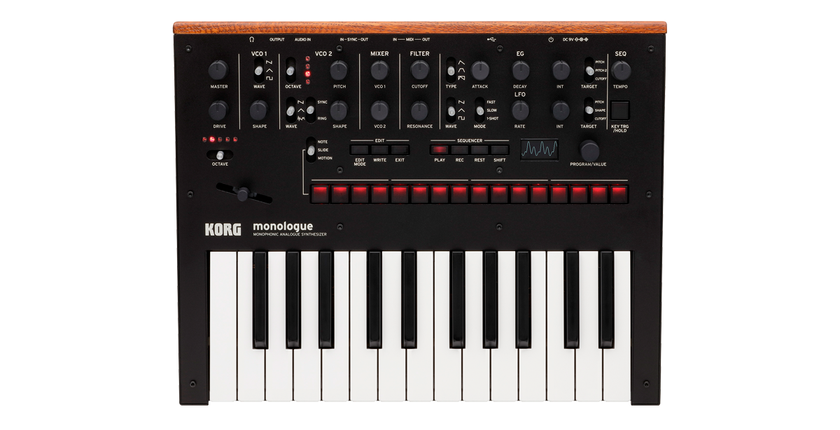 Korg monologue Analog Synthesizer Black