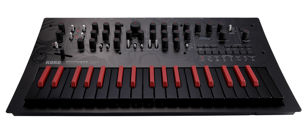 Korg miniloguebass 4-voice Polyphonic Analog Synthesizer