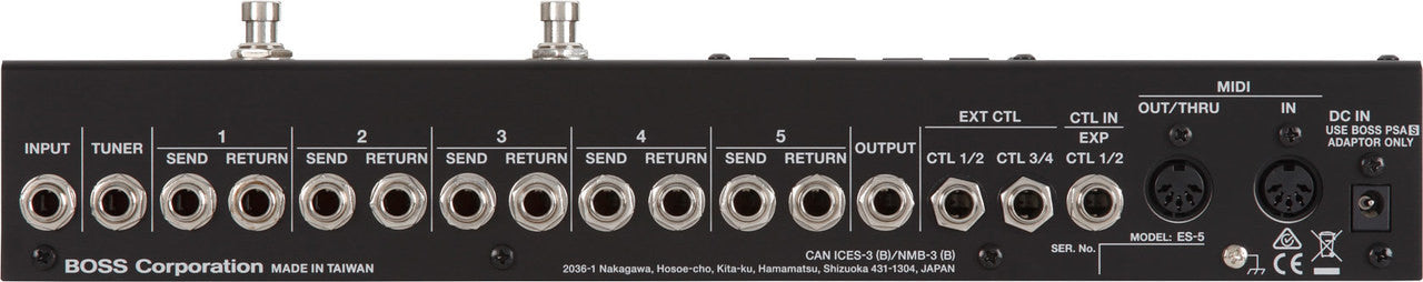 Boss ES-5 Effects Switching Pedal System