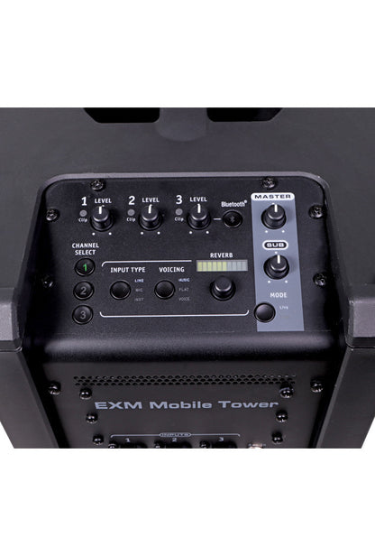 Yorkville EXM Mobile Tower Battery Powered PA System open box