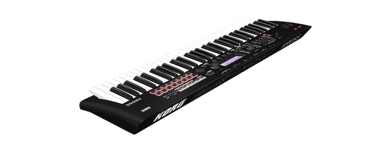 Korg Kross2 61 key Synthesizer Workstation Kross261MB with free Korg case open box