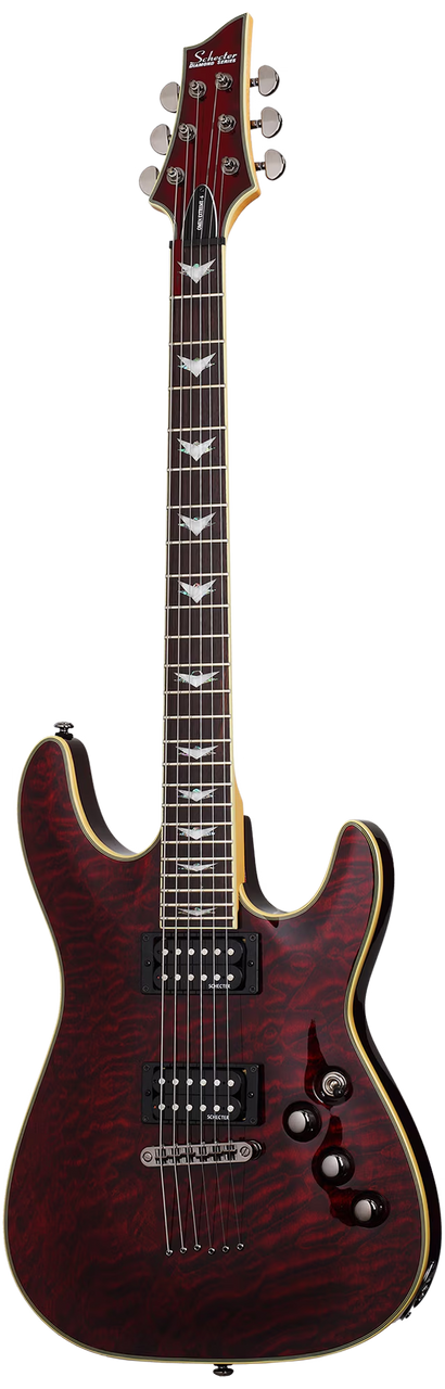 Schecter Omen Extreme-6 Black Cherry 2004 Guitar open box