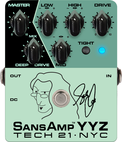 Tech 21 YYZ Geddy Lee Signature SansAmp YYZ Bass Pedal