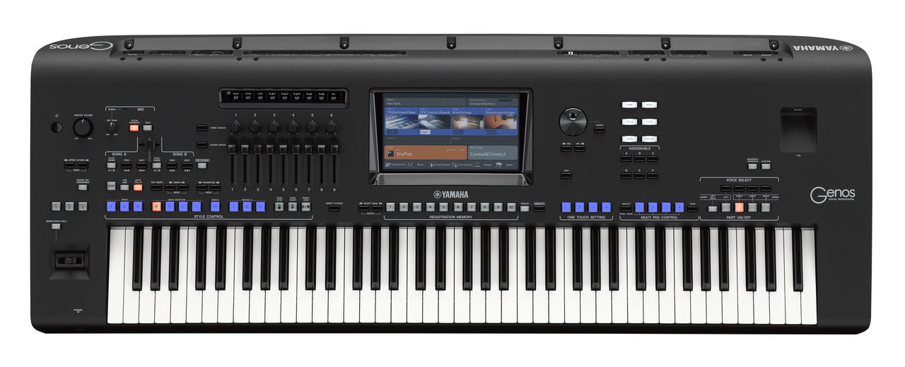 Yamaha Genos 76-key flagship arranger workstation keyboard
