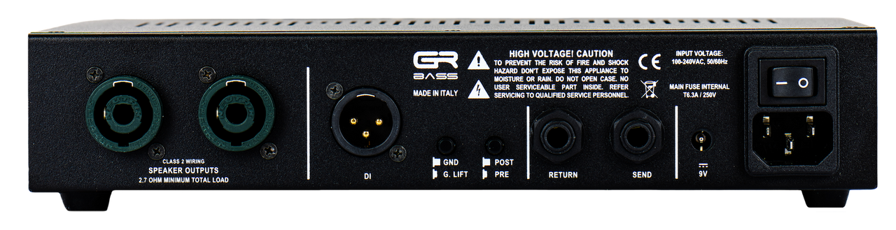 GR Bass ONE 800 watt bass amplifier