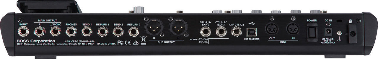 Boss GT-1000 Multi guitar effects processor open box display