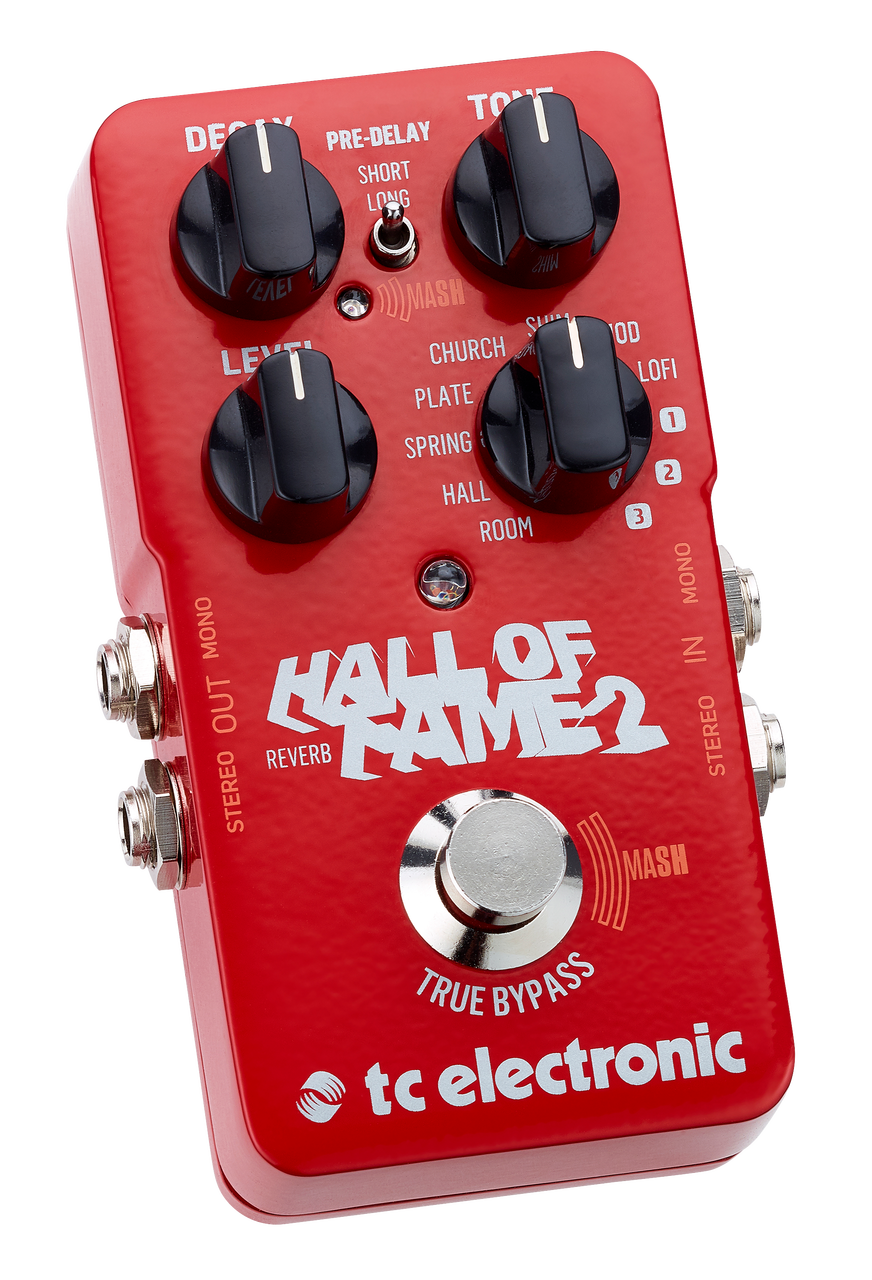TC Electronics Hall of Fame 2 reverb guitar effects pedal