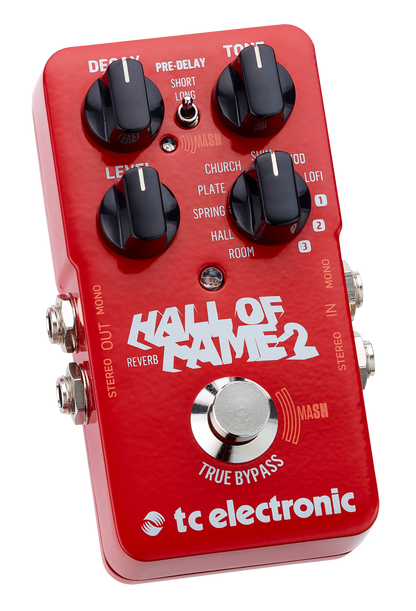 TC Electronics Hall of Fame 2 reverb guitar effects pedal