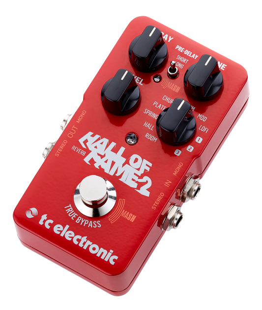 TC Electronics Hall of Fame 2 reverb guitar effects pedal