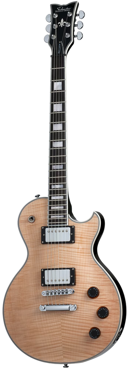 Schecter Solo-II Custom Gloss Natural 655 Guitar open box