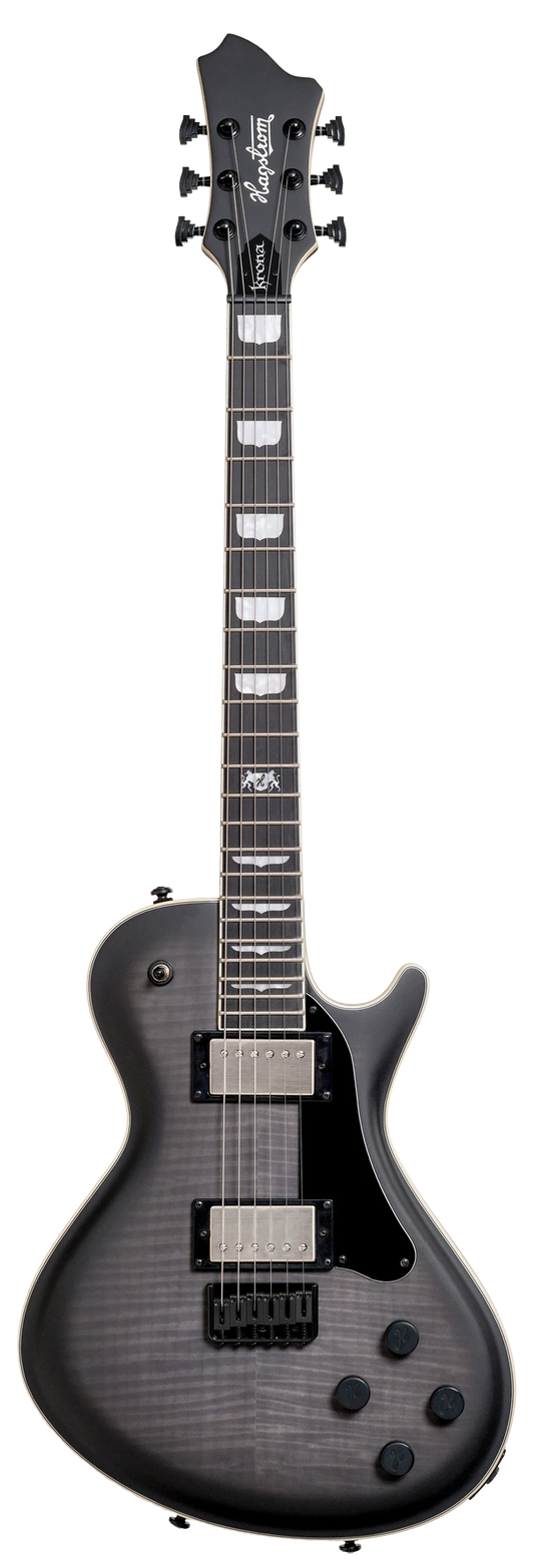 Hagstrom Krona KRO BCC Burnt Charcol Electric Guitar with Case