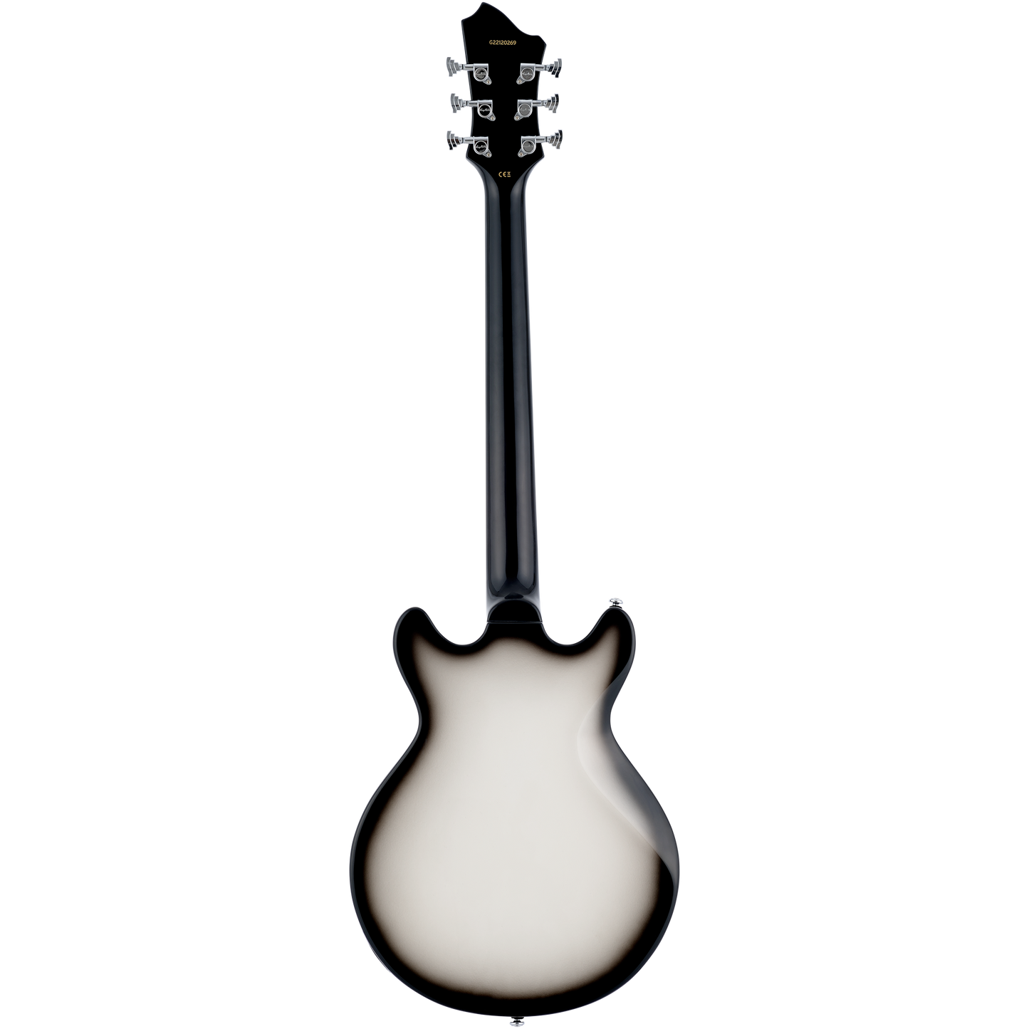 Hagstrom Megin Grey Burst Electric Guitar with Hard Case