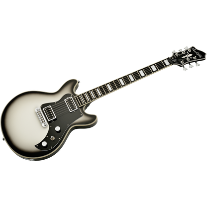 Hagstrom Megin Grey Burst Electric Guitar with Hard Case