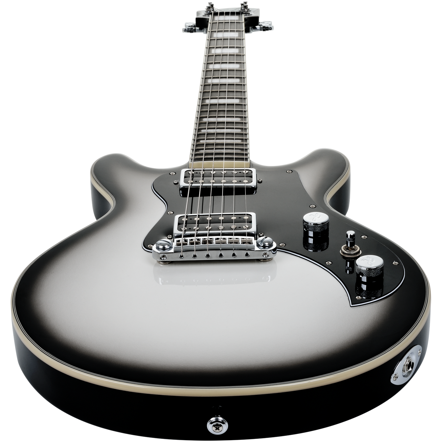 Hagstrom Megin Grey Burst Electric Guitar with Hard Case