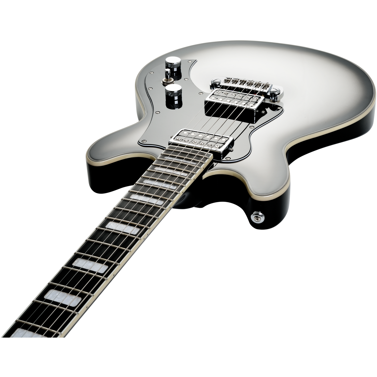 Hagstrom Megin Grey Burst Electric Guitar with Hard Case