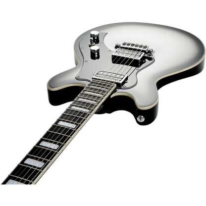 Hagstrom Megin Grey Burst Electric Guitar with Hard Case