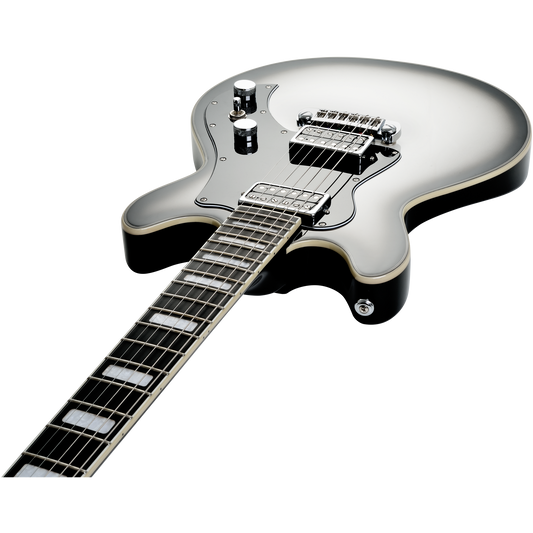 Hagstrom Megin Grey Burst Electric Guitar with Hard Case