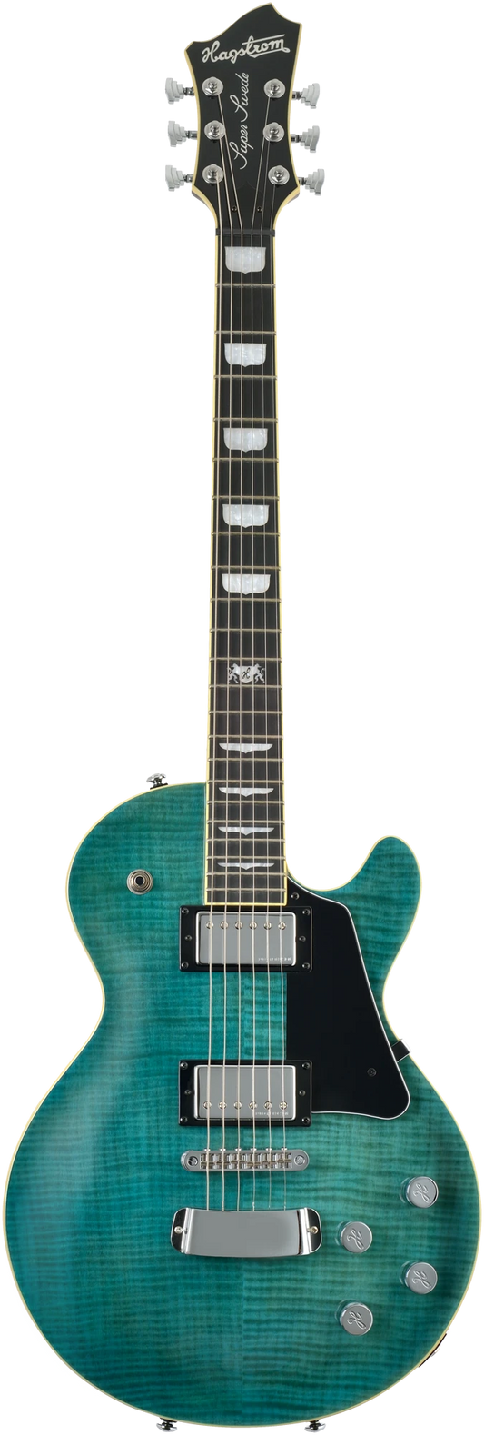 Hagstrom Super Swede SUSWEMK3-FSG Fall Sky Gloss Electric Guitar with case