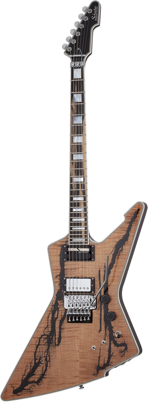 Schecter E-1 FR-S Electro-Resin Gloss Natural 605 guitar