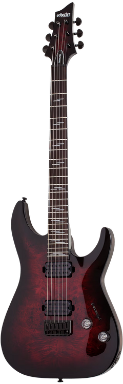 Schecter Omen Elite-6 Black Cherry Burst 2450 guitar