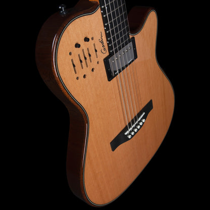 Godin A6 Ultra Deluxe Natural SF Electric-Acoustic Guitar with Bag 053438F B-Stock