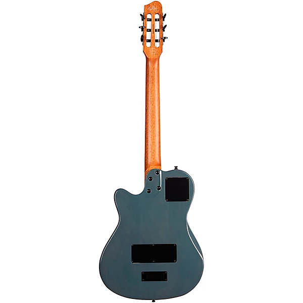 Godin Multiac Mundial Arctik Blue Nylon Acoustic-Electric Guitar with Bag 052387F B-Stock