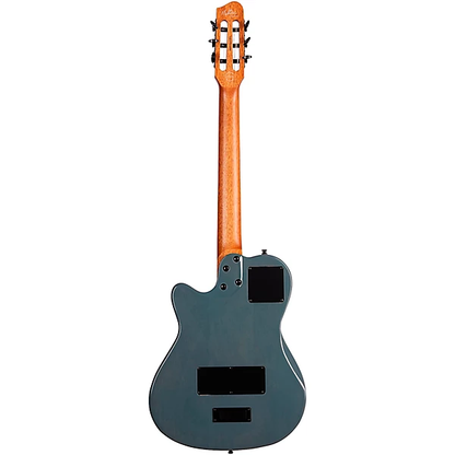 Godin Multiac Mundial Arctik Blue Nylon Acoustic-Electric Guitar with Bag 052387F B-Stock