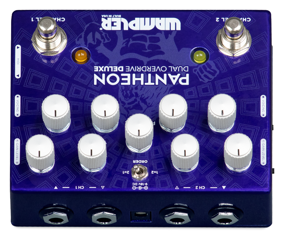 Wampler Dual Pantheon Deluxe Overdrive guitar pedal