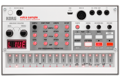 Korg Volca Sample 2 Digital Sample Sequencer open box