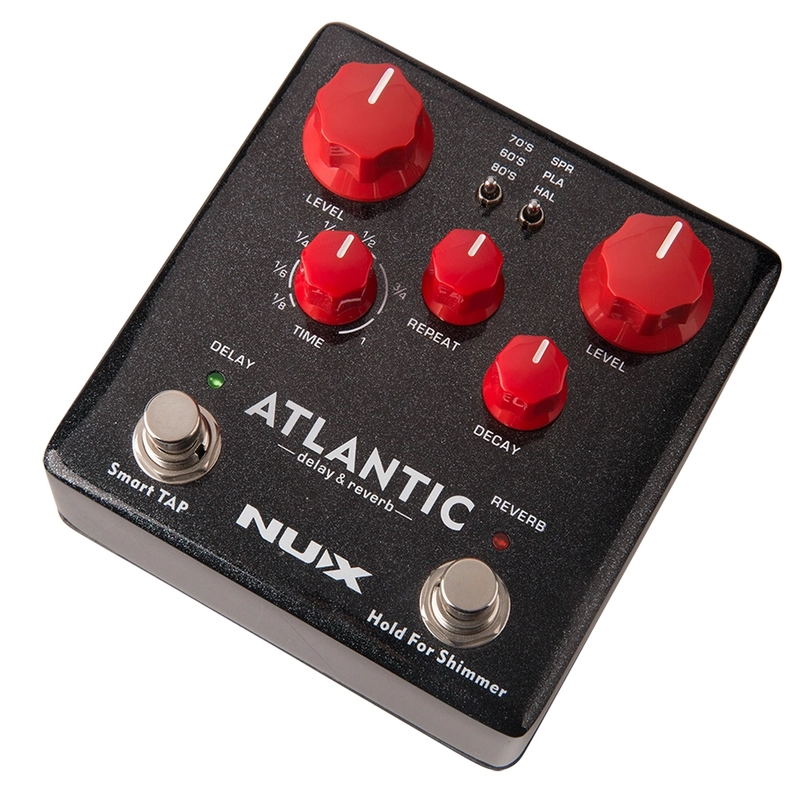 Nux Atlantic Verdugo Series Delay / Reverb Guitar Effects Pedal