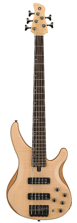 Yamaha TRBX605FM Natural Satin 5 string Electric Bass