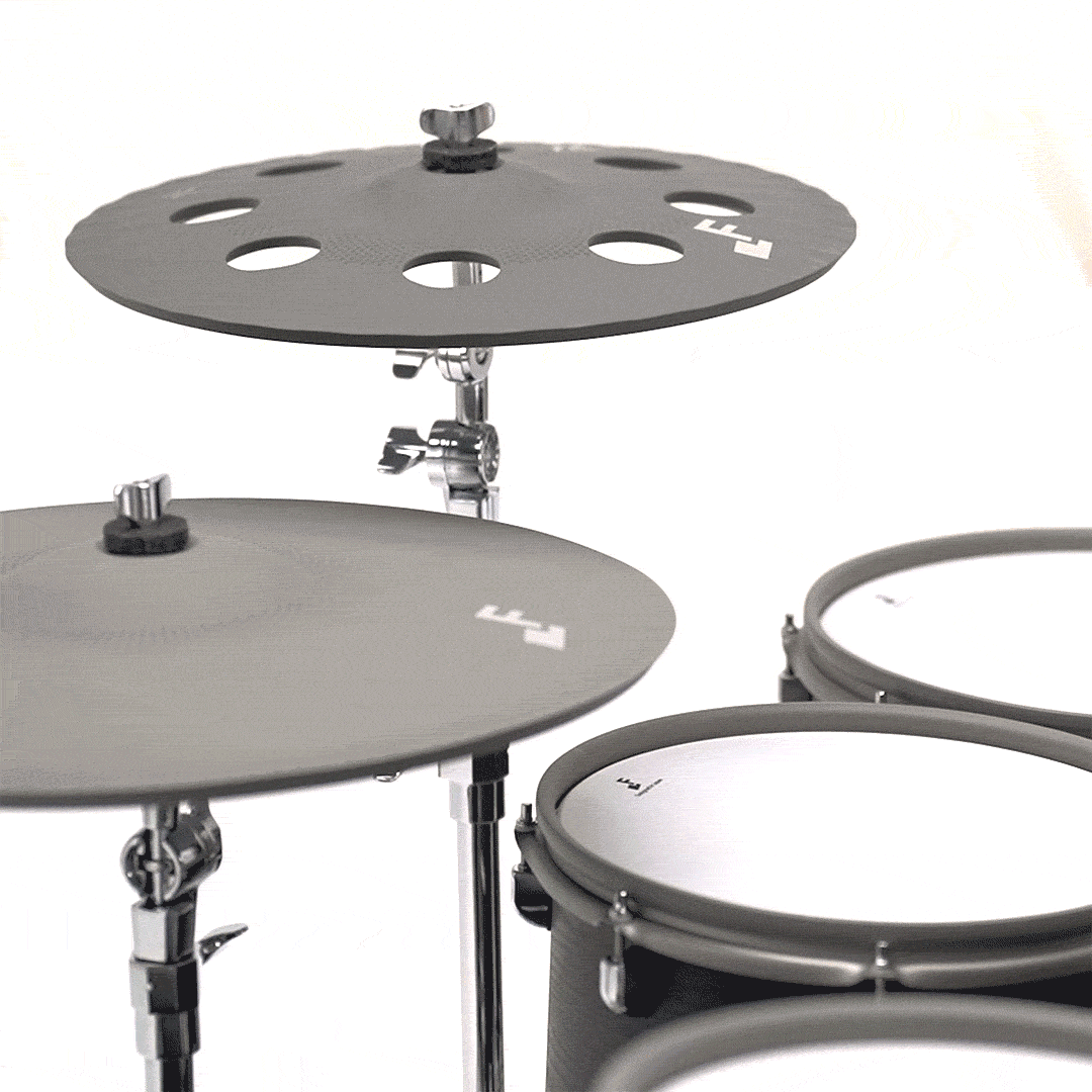 Efnote 7X electronic drum set with full size shells Black