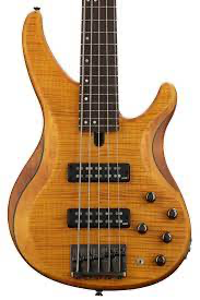 Yamaha TRBX605FM 5 string Electric Bass Guitar Matte Amber