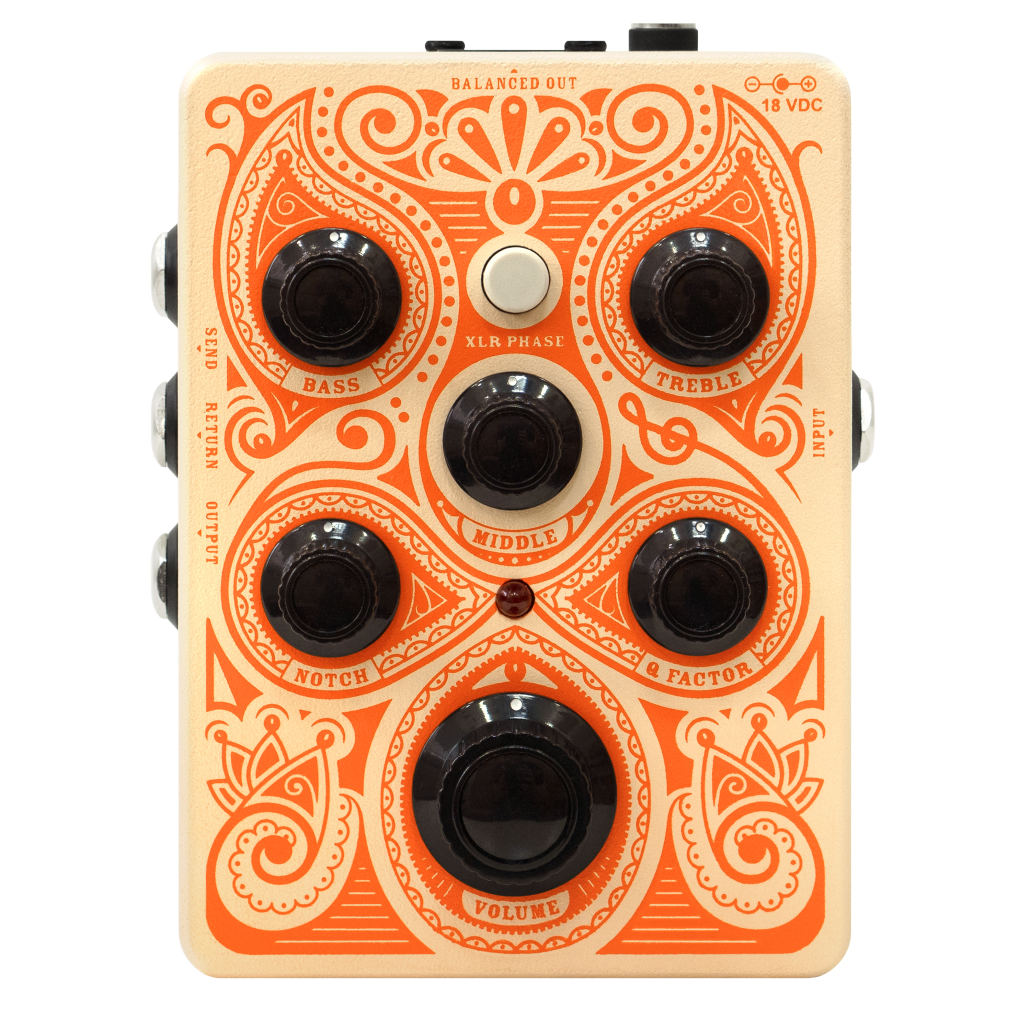 Orange Acoustic guitar Pedal