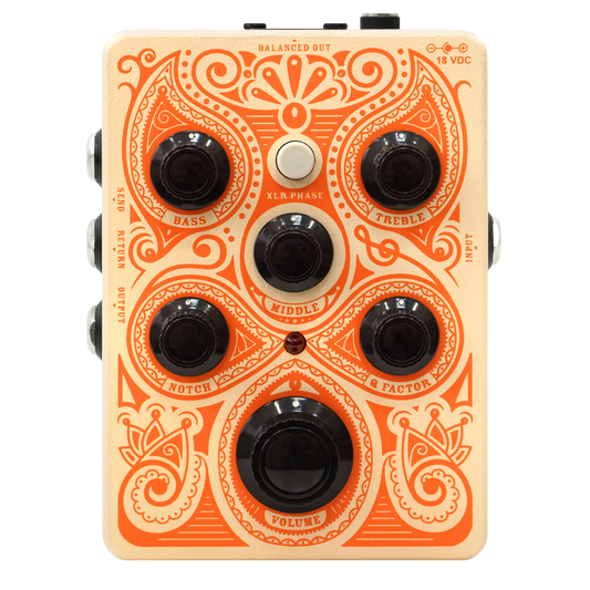 Orange Acoustic guitar Pedal