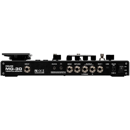NuX Effects MG-30 Guitar Modeling Floorboard Processor Pedal