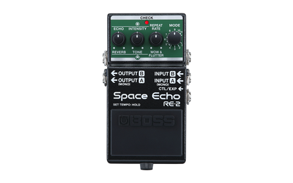 Boss RE-2 Space Echo Delay and Reverb Effects guitar Pedal