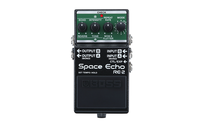 Boss RE-2 Space Echo Delay and Reverb Effects guitar Pedal