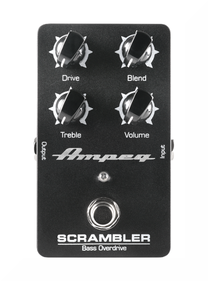 Ampeg Scrambler Overdrive Bass Pedal display