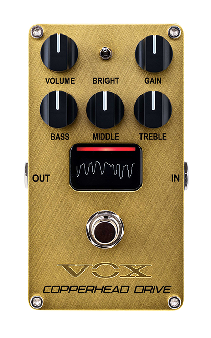 Vox Copperhead Overdrive Pedal with NuTube VECD