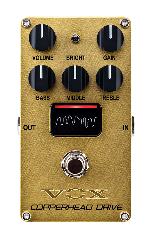 Vox Copperhead Overdrive Pedal with NuTube VECD