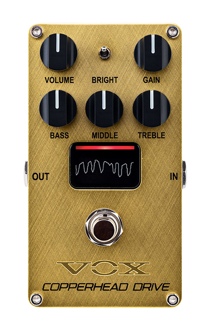 Vox Copperhead Overdrive Pedal with NuTube VECD