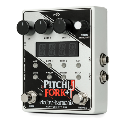 Electro-Harmonix Pitch Fork®+ Polyphonic Pitch Shifter / Harmony Pedalopen box demo