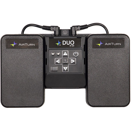 AirTurn DUO 200 2-Pedal Bluetooth Wireless Footswitch