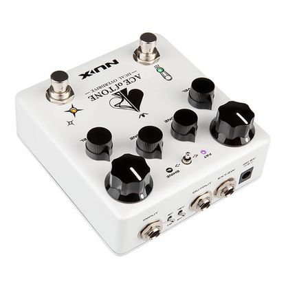 NuX Effects Ace of Tone Dual Overdrive Guitar Effects Pedal NDO5 open box