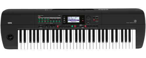 Korg i3 Music Workstation 61 keyboard matte black open box