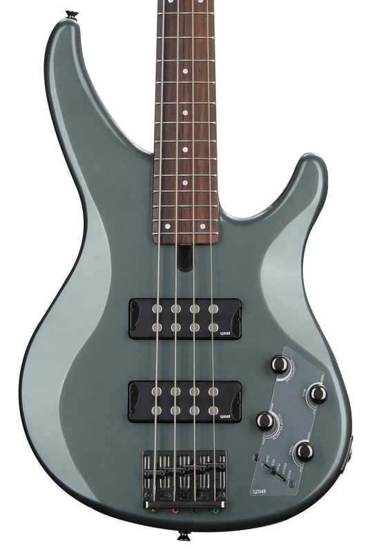 Yamaha TRBX304 4 string electric bass MGR Mist Green Rosewood Fingerboard