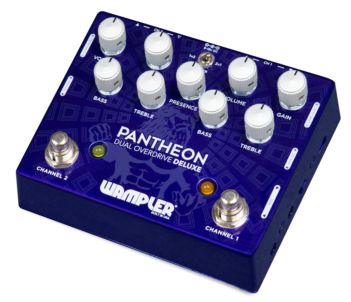Wampler Dual Pantheon Deluxe Overdrive guitar pedal